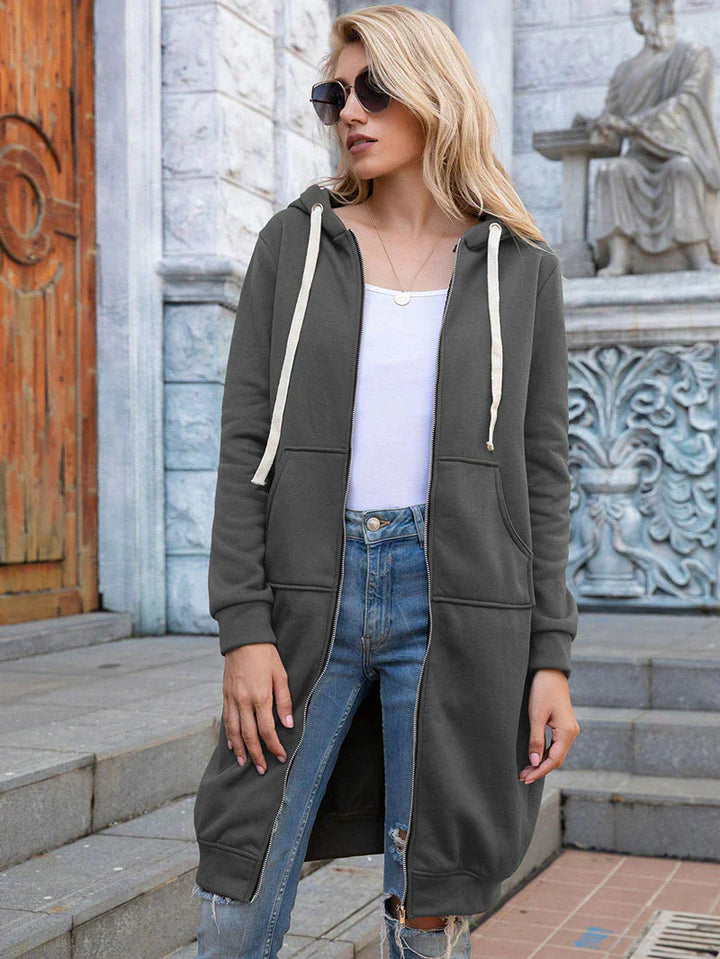 Sina | Damen Sweatshirt lang geschnitten für jeden Tag