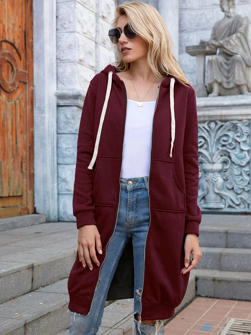 Sina | Damen Sweatshirt lang geschnitten für jeden Tag