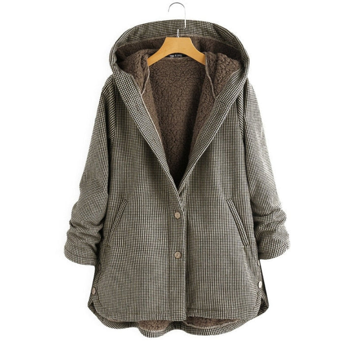 Bella | Flauschige Teddyjacke mit Taschen