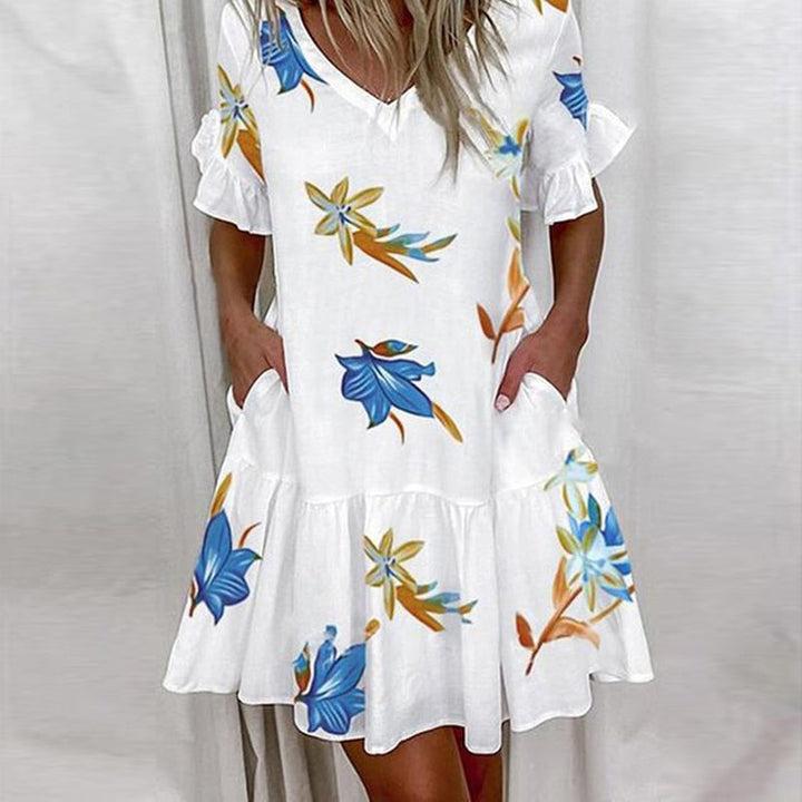 Layla | Sommerkleid mit femininen Rüschen