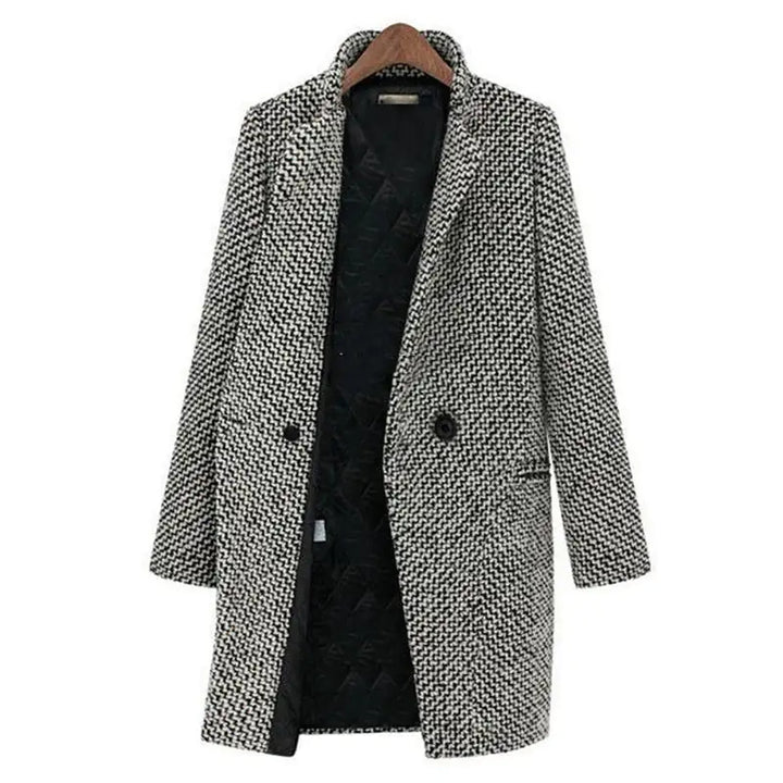Vanessa | Elegante lange Jacke im Midi-Schnitt