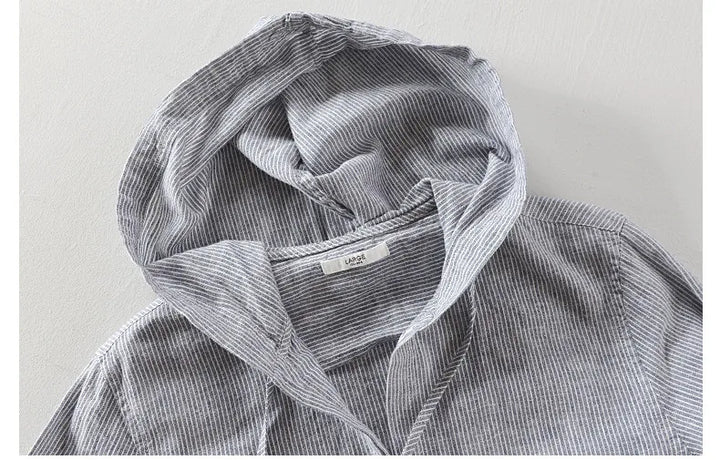 Sundown | Jacke mit Kapuze und Knopfleiste modern