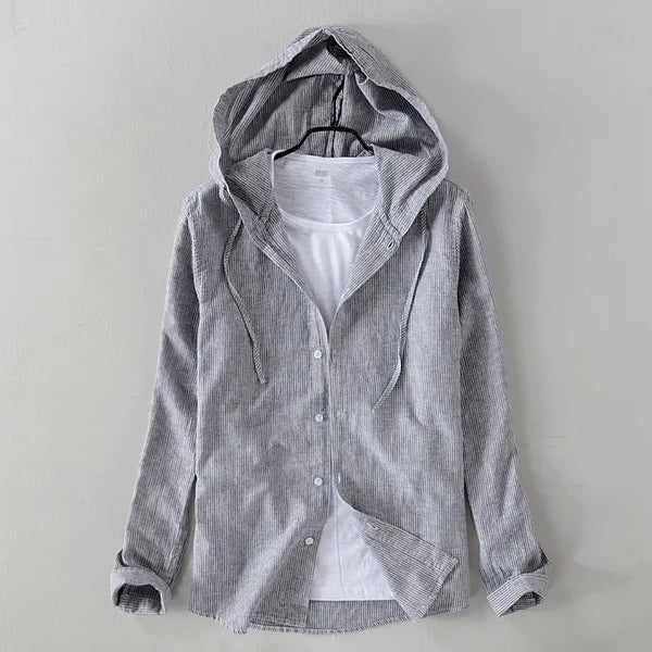 Sundown | Jacke mit Kapuze und Knopfleiste modern