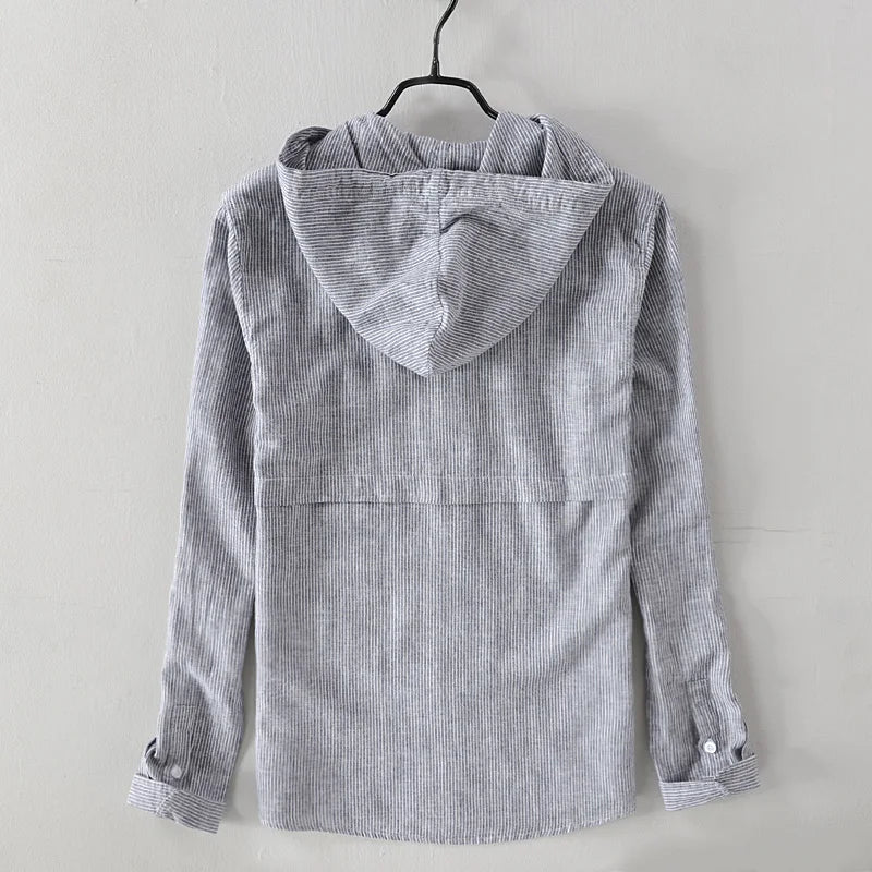 Sundown | Jacke mit Kapuze und Knopfleiste modern