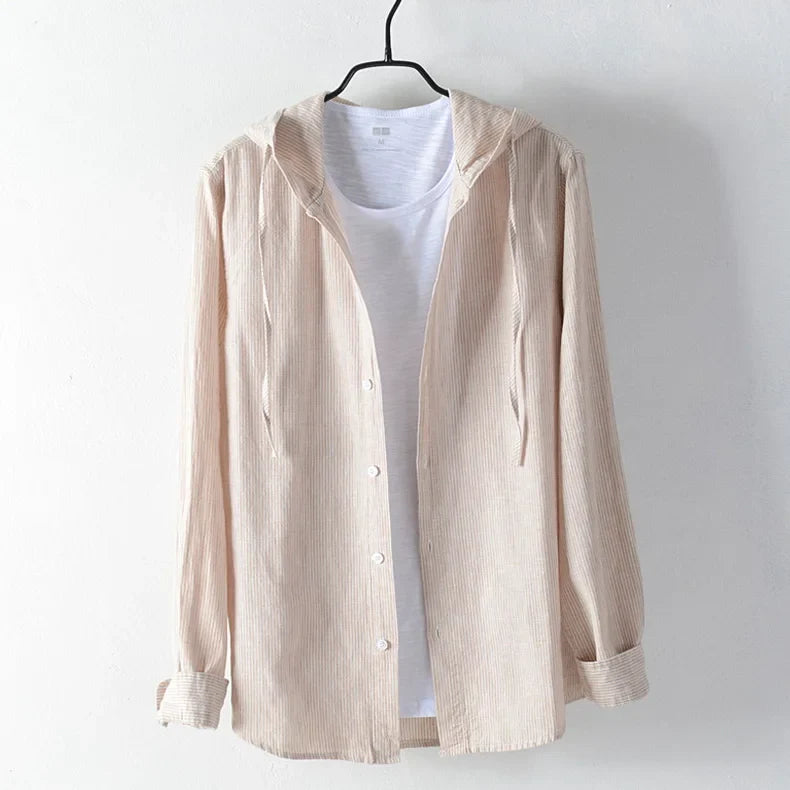 Sundown | Jacke mit Kapuze und Knopfleiste modern