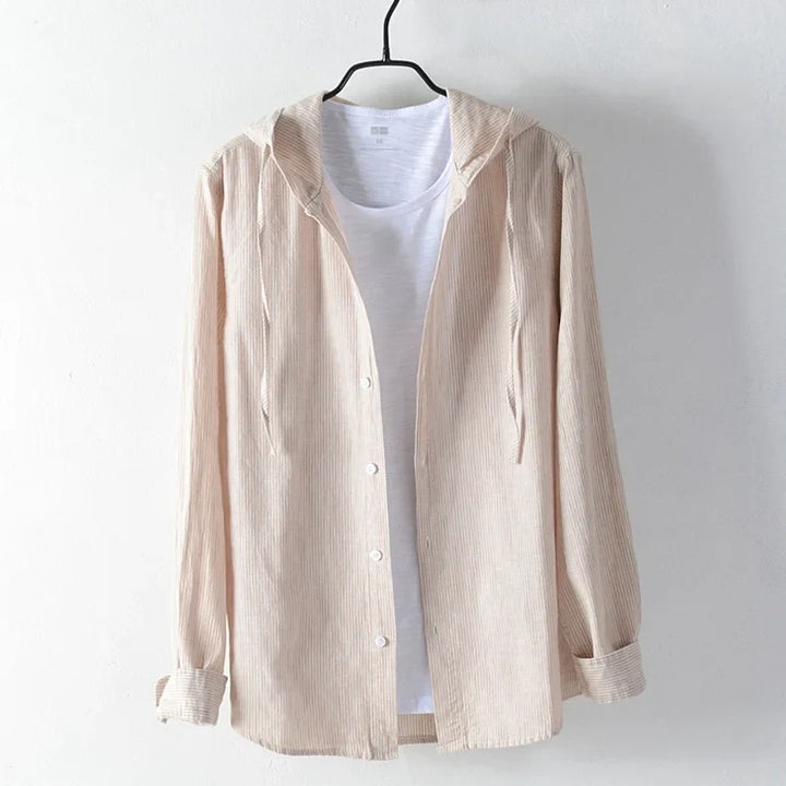 Sundown | Jacke mit Kapuze und Knopfleiste modern
