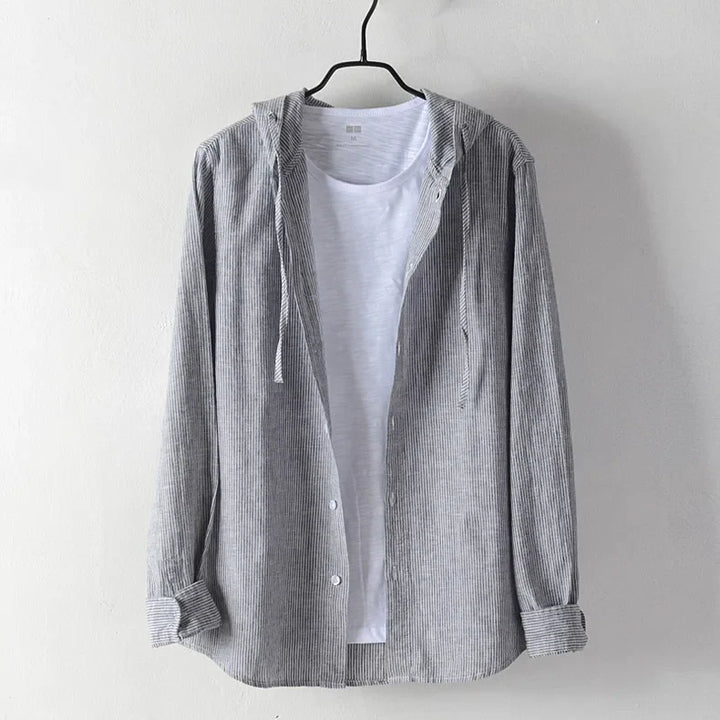 Sundown | Jacke mit Kapuze und Knopfleiste modern