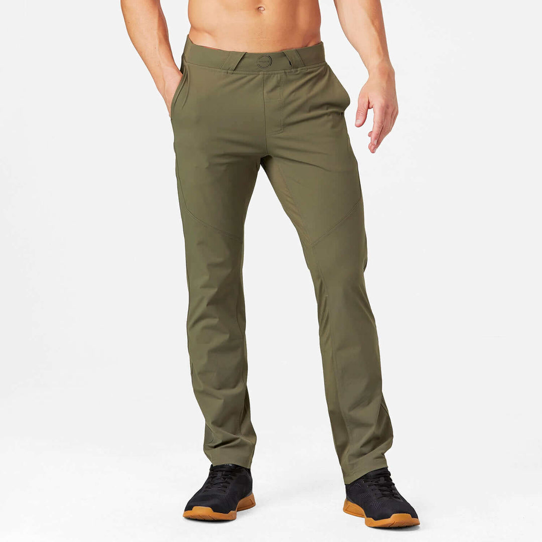 Ion Hose Olive mit bequemer Passform für den Alltag