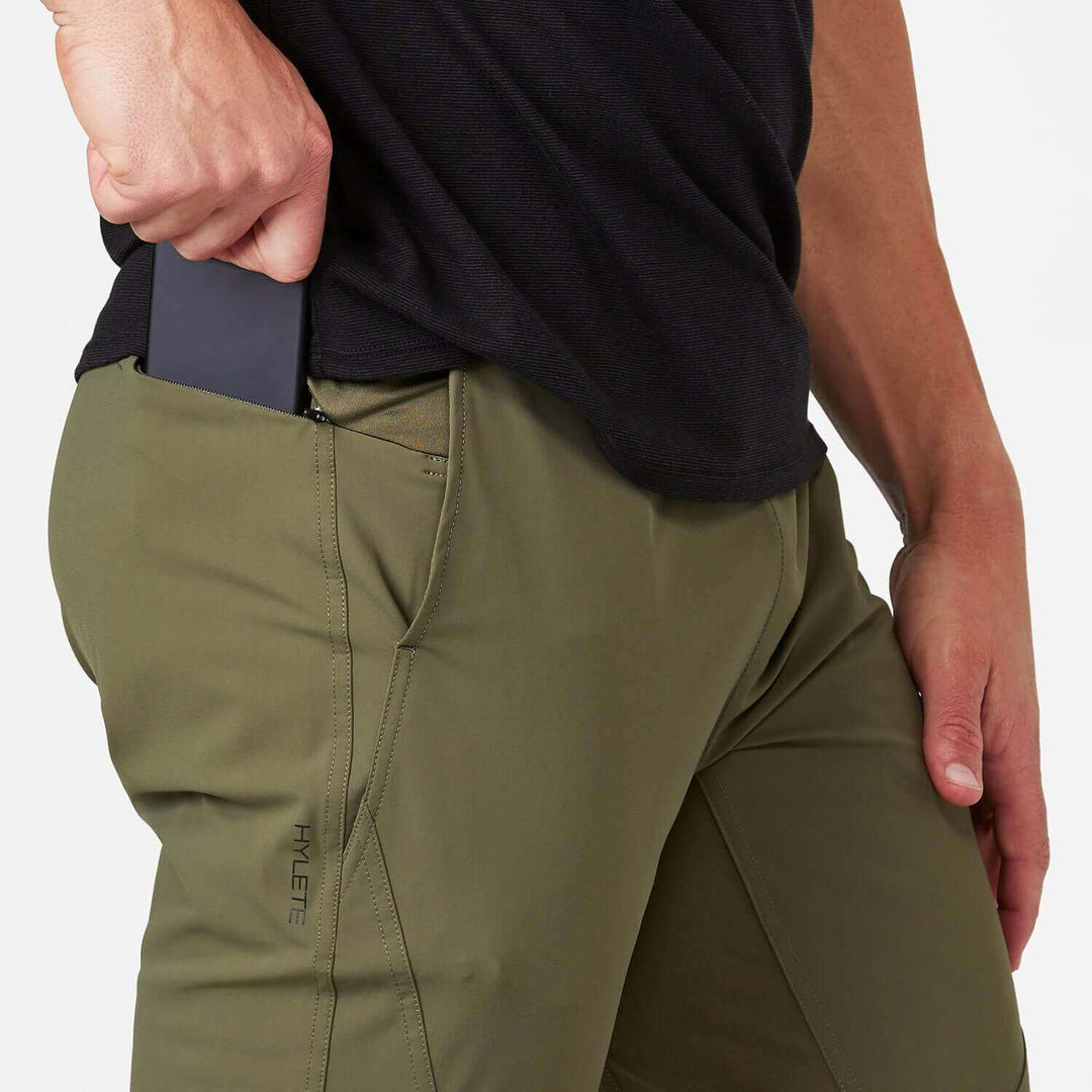 Ion Hose Olive mit bequemer Passform für den Alltag