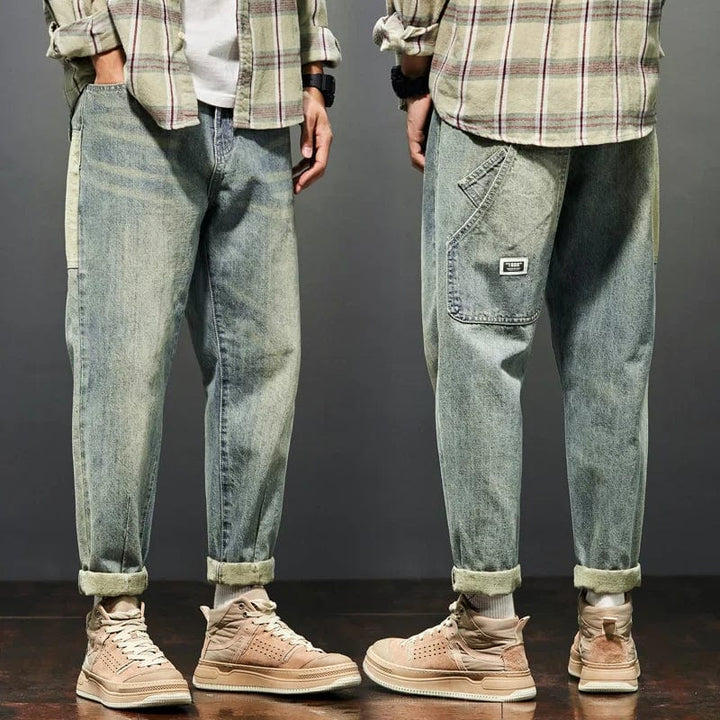 Fort Clay Retro Jeans mit Vintage-Waschung