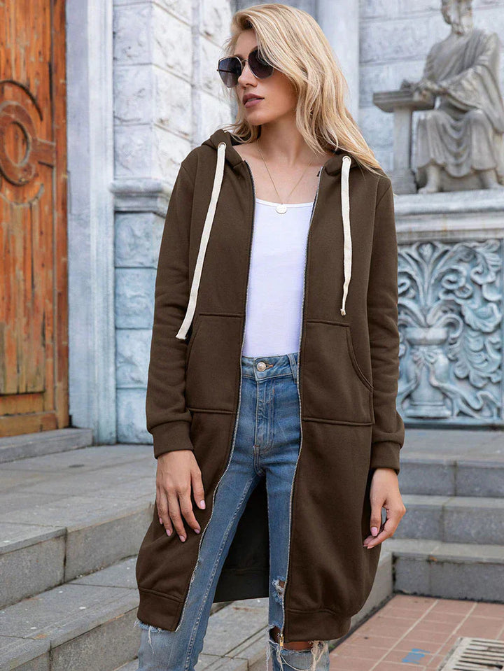 Sina | Damen Sweatshirt lang geschnitten für jeden Tag