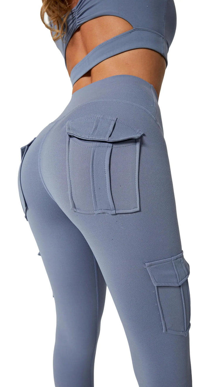 CARGOFIT | Cargo-Leggings mit Taschen für Sport und Alltag