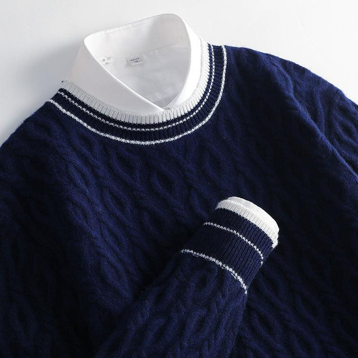 David | Stilvoller Herren Kaschmirpullover warm