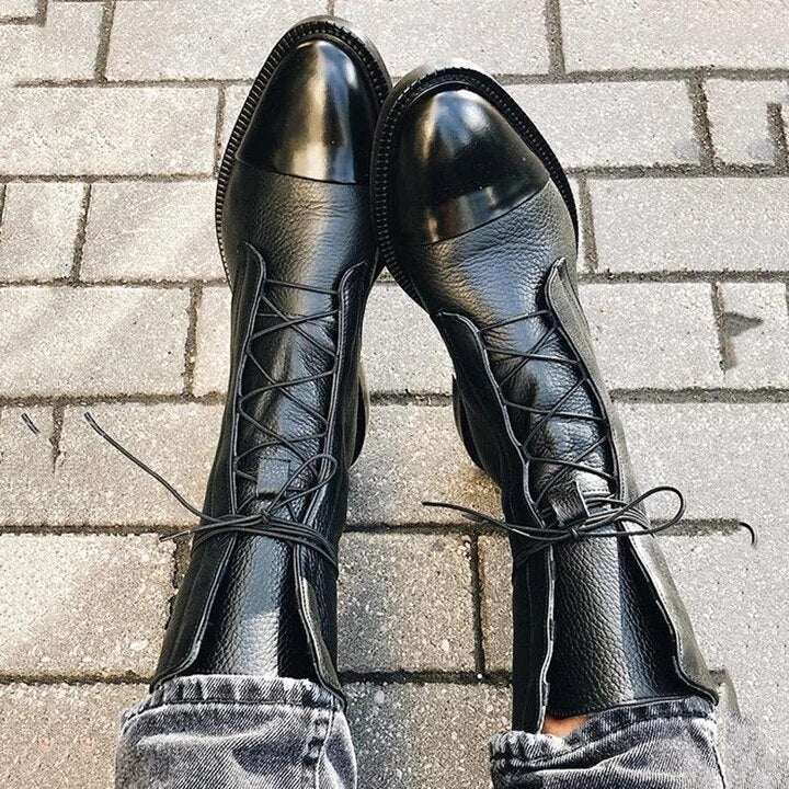 Venus | Premium-Stiefel mit hohem Blockabsatz