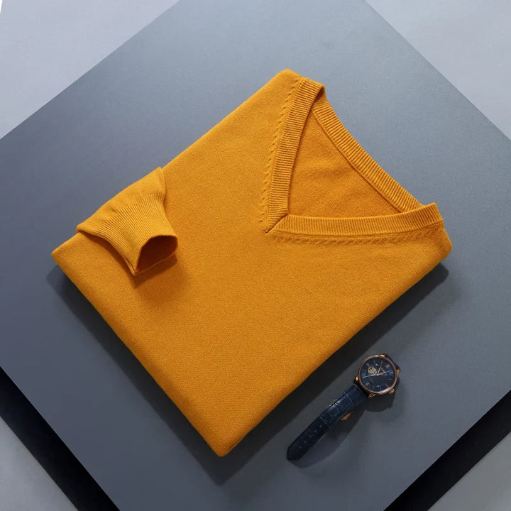 V-Ausschnitt Pullover | Klassisch, weich und zeitlos