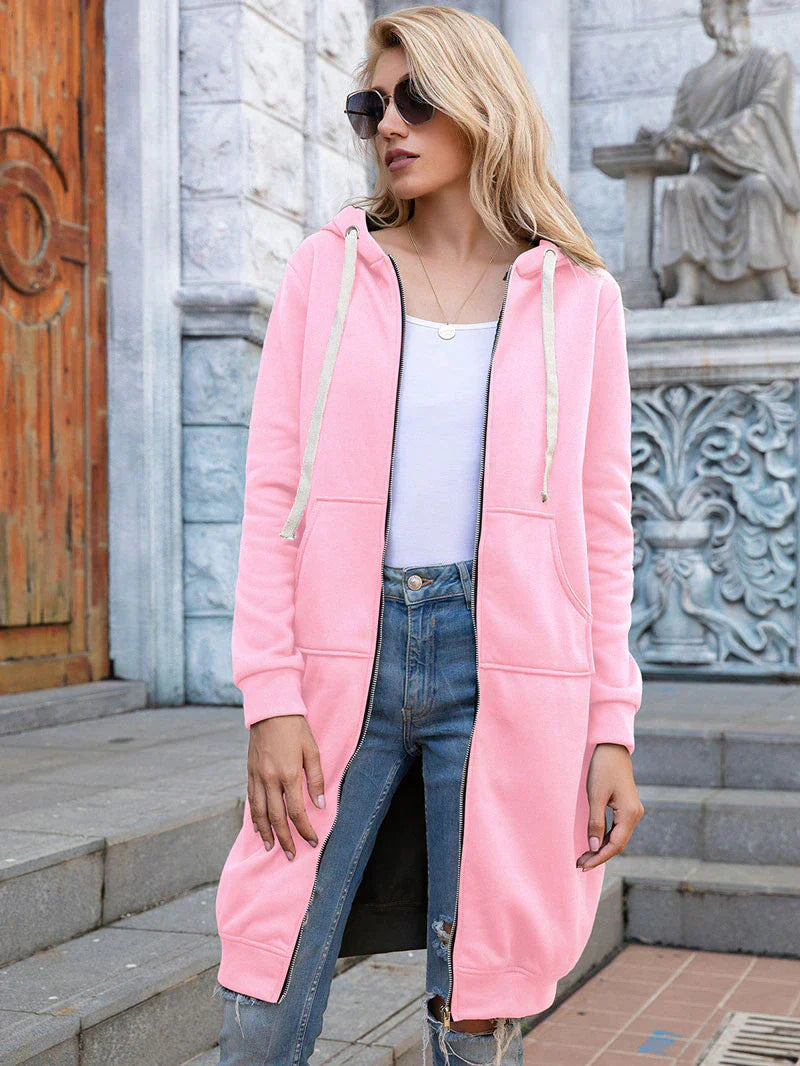 Sina | Damen Sweatshirt lang geschnitten für jeden Tag