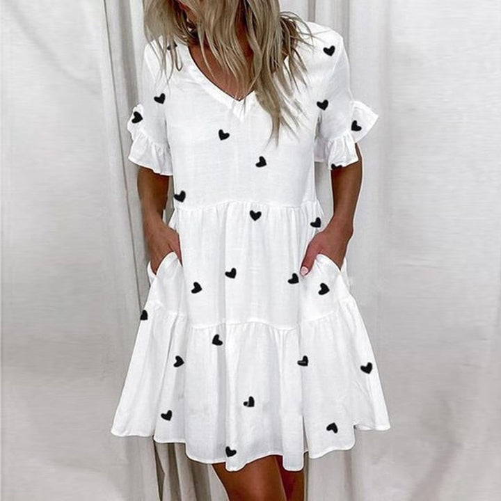 Layla | Sommerkleid mit femininen Rüschen
