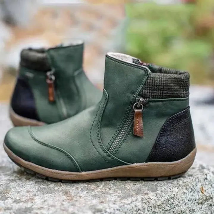 Nova | Wasserdichte Herbststiefel mit Reißverschluss