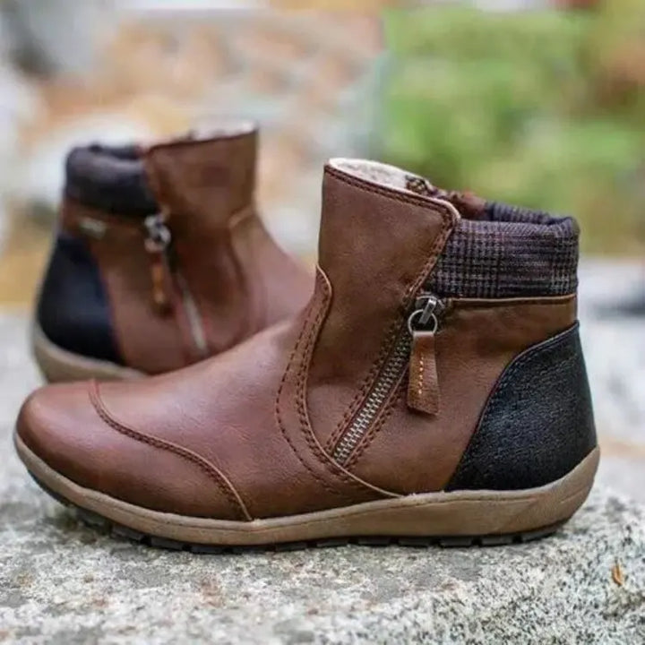 Nova | Wasserdichte Herbststiefel mit Reißverschluss