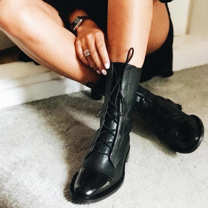 Venus | Premium-Stiefel mit hohem Blockabsatz