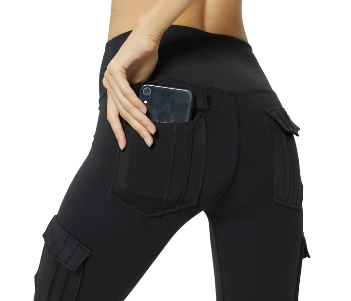 CARGOFIT | Cargo-Leggings mit Taschen für Sport und Alltag