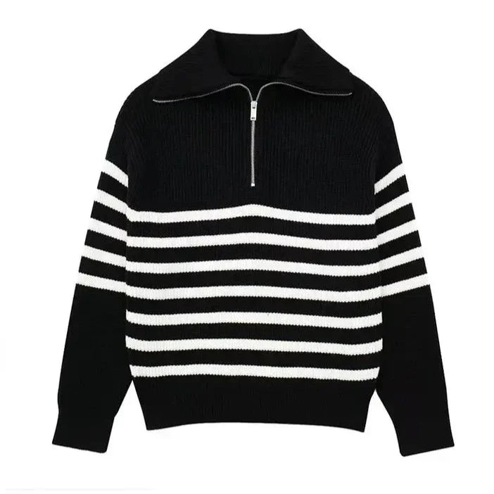Sana | Pullover mit Reißverschluss im Casual-Stil