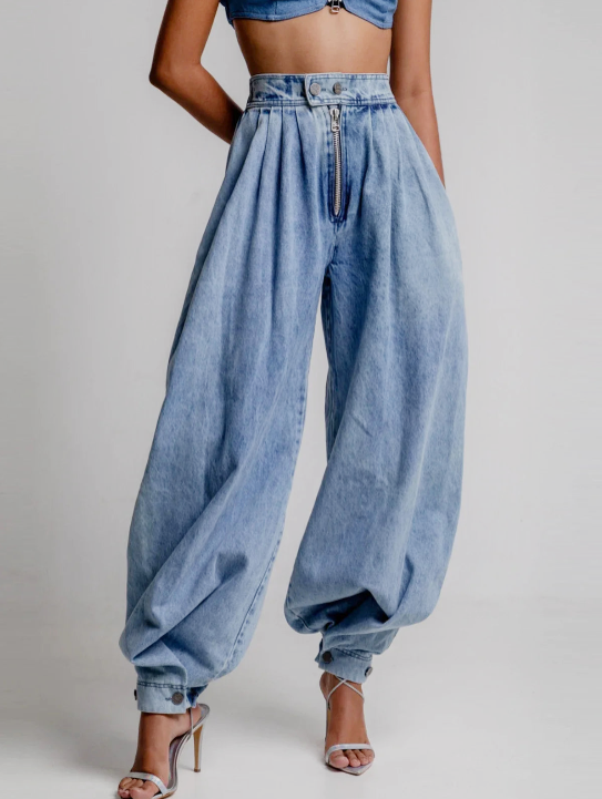 Claudia | High-Waist Balloon-Jeans für den Alltag