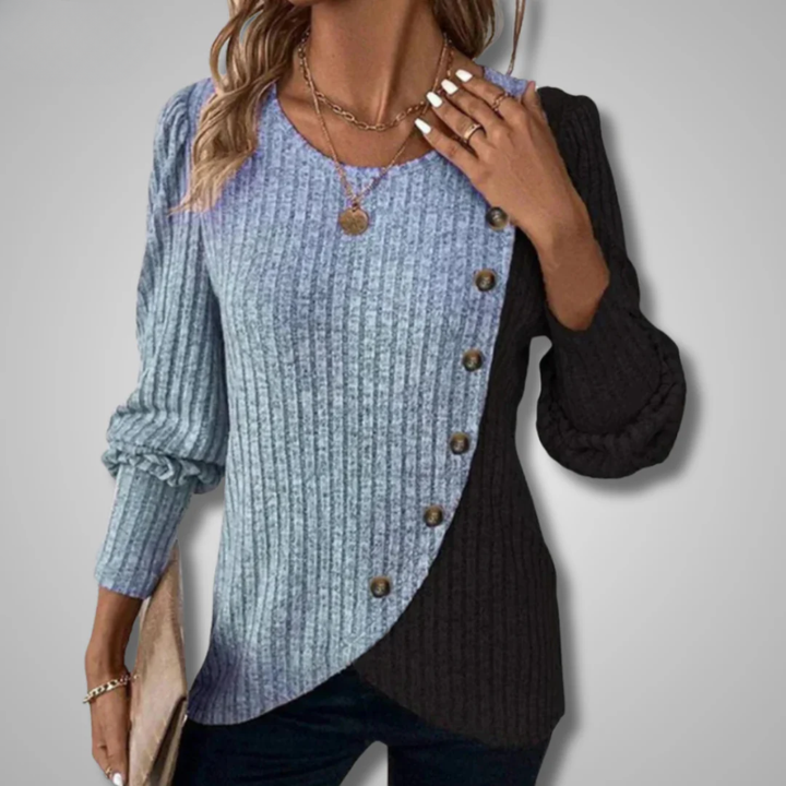 Nora | Damen Longsleeve elegant und zeitlos