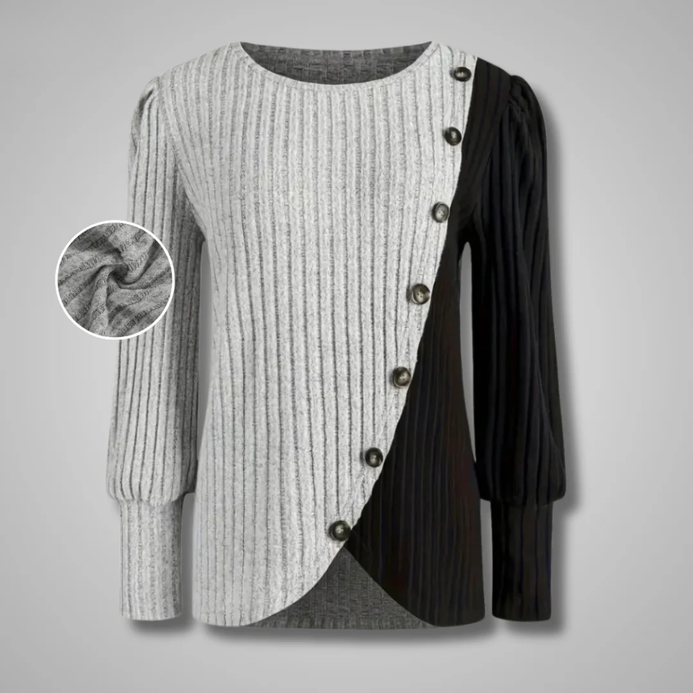 Nora | Damen Longsleeve elegant und zeitlos
