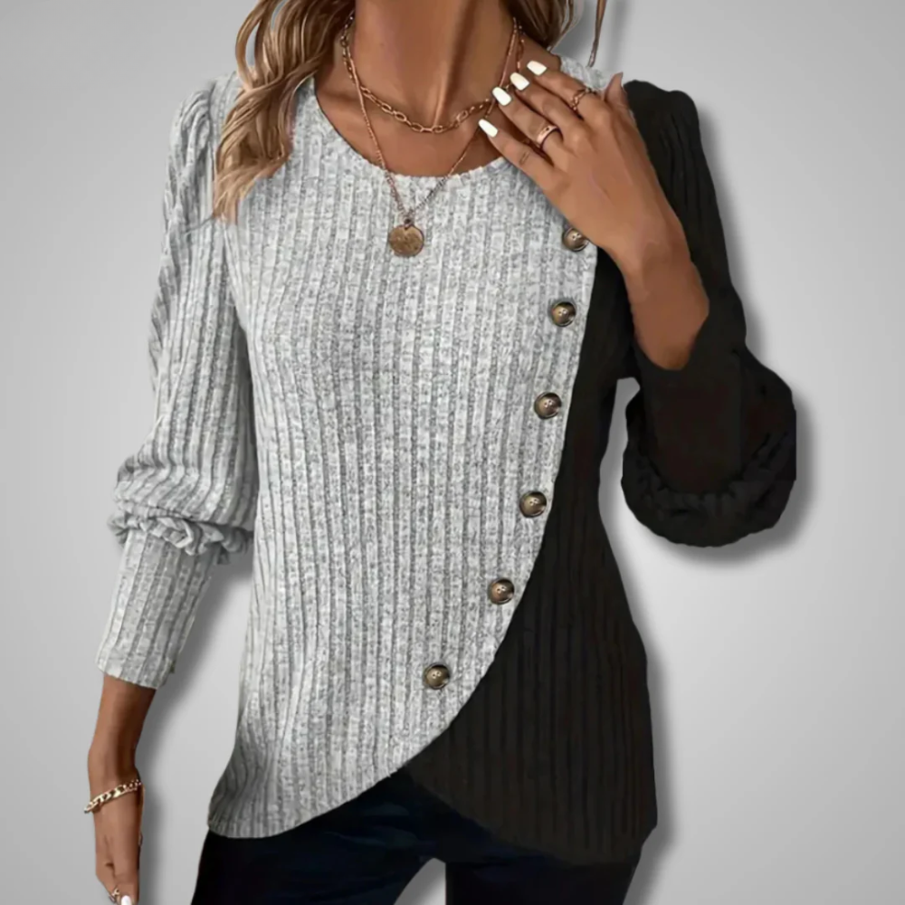 Nora | Damen Longsleeve elegant und zeitlos