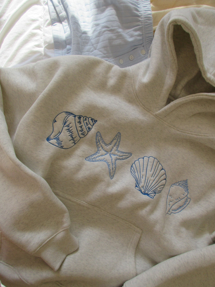 Nele | Oversize Kapuzenpullover – Küstennebel Unisex Style