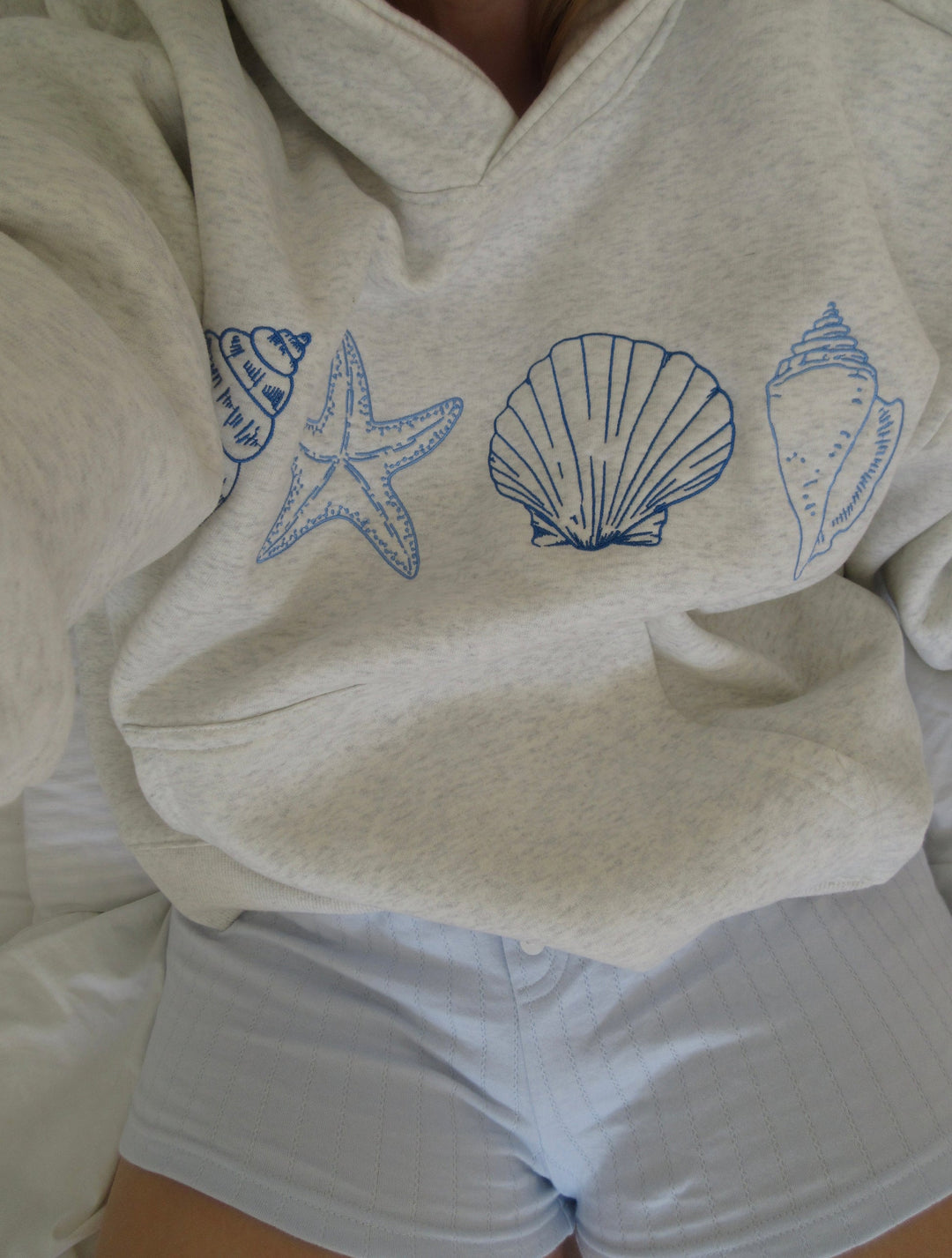 Nele | Oversize Kapuzenpullover – Küstennebel Unisex Style