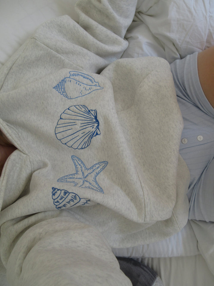 Nele | Oversize Kapuzenpullover – Küstennebel Unisex Style