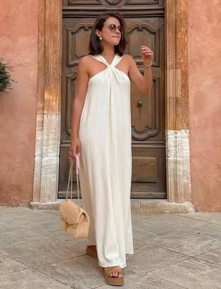 Sara | Fließendes Maxikleid mit Sommerflair