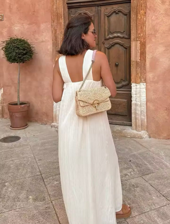 Sara | Fließendes Maxikleid mit Sommerflair