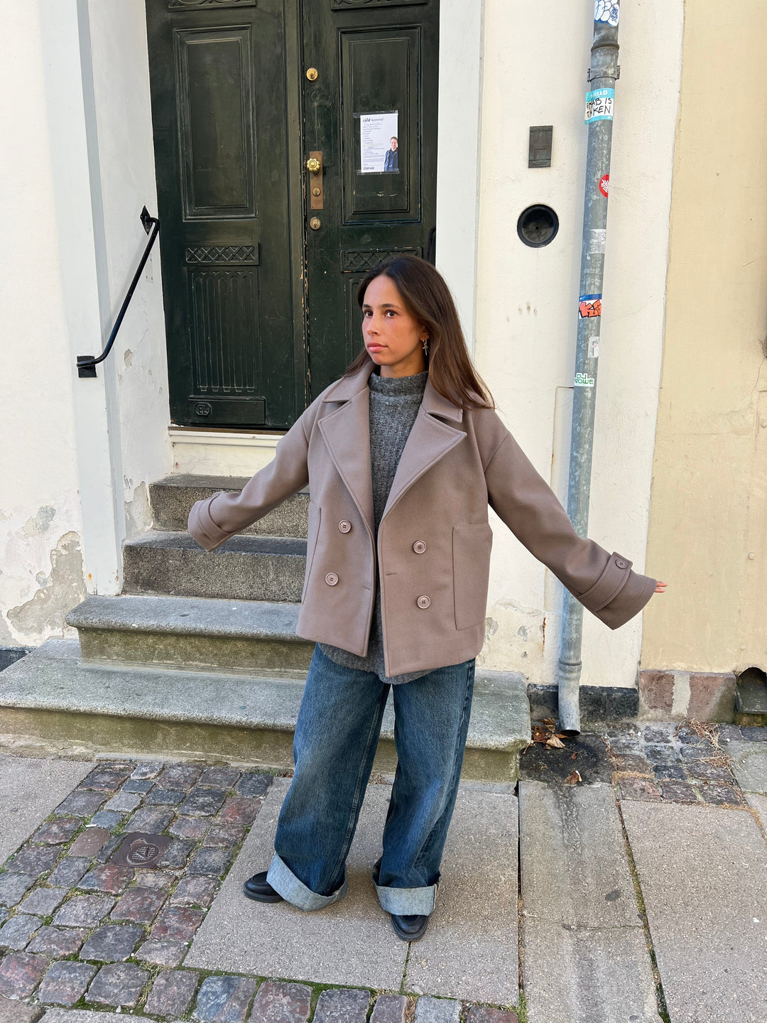 Sandra | Klassische Übergroße Jacke für kalte Tage