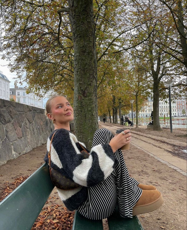 Isabel | Elegante Damen-Hose gestreift klassisch