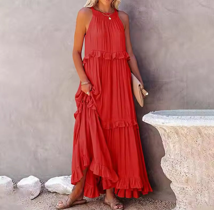 Stella | Ärmelloses Kleid mit Bauchbinde für den Sommer