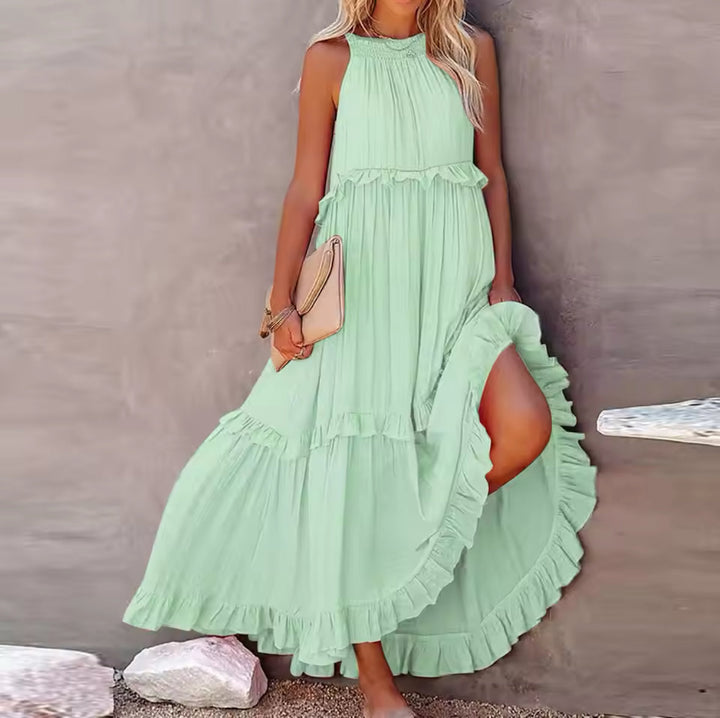 Stella | Ärmelloses Kleid mit Bauchbinde für den Sommer