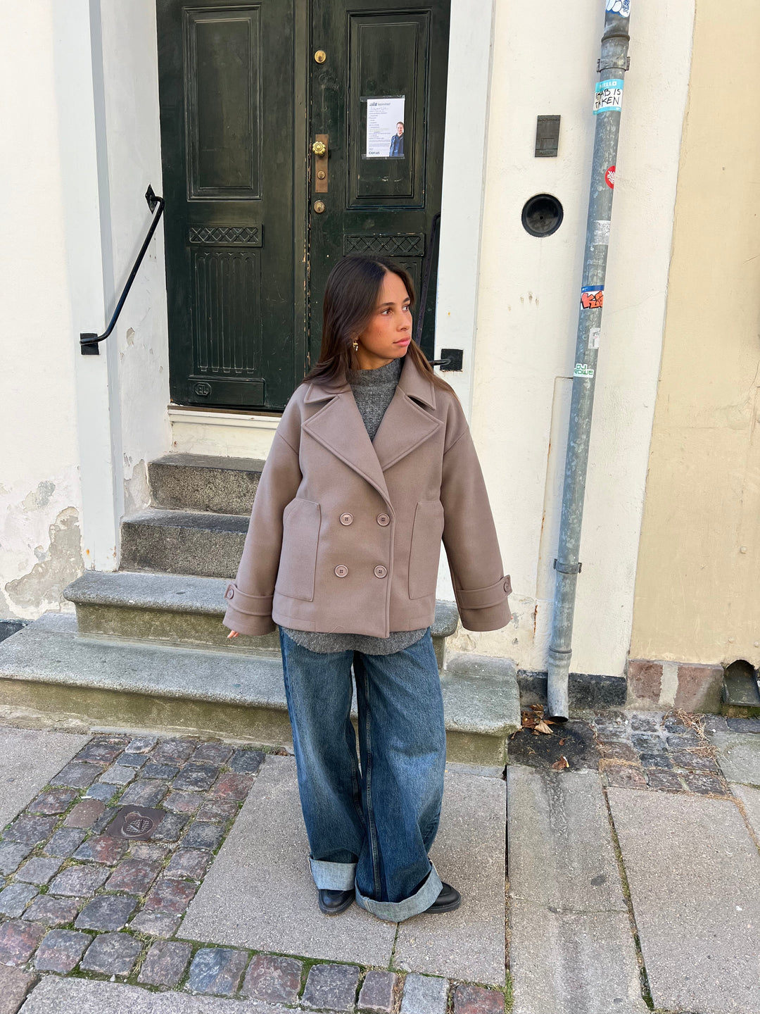 Sandra | Klassische Übergroße Jacke für kalte Tage