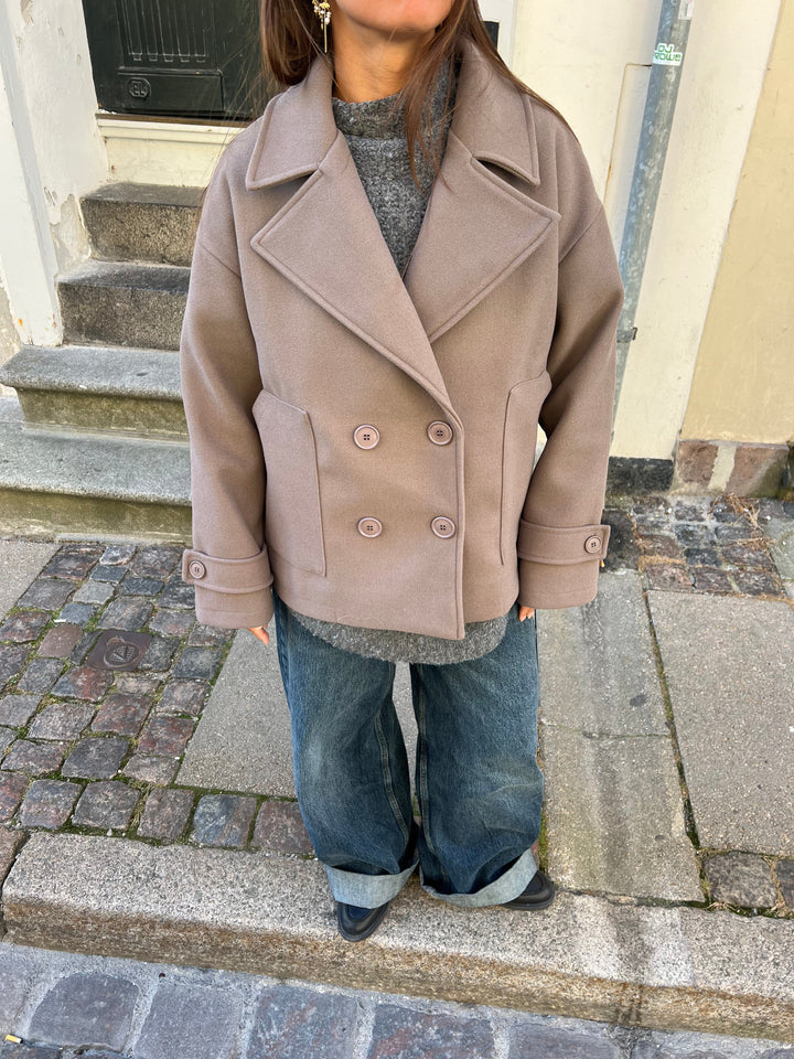 Sandra | Klassische Übergroße Jacke für kalte Tage
