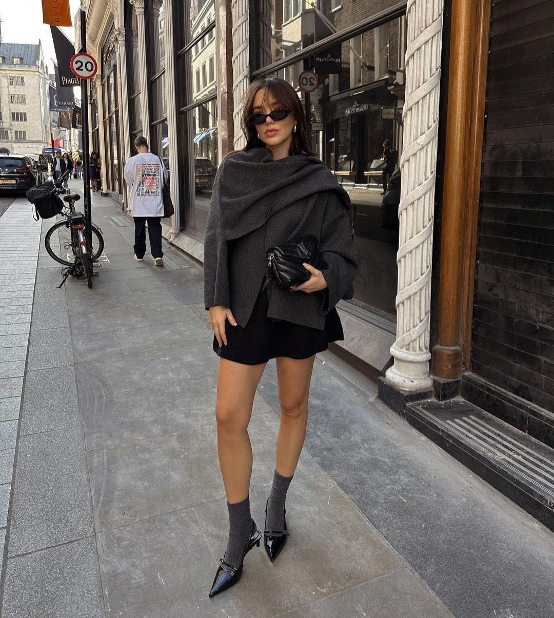 Amelie | Eleganter Cape-Coat für kühle Tage