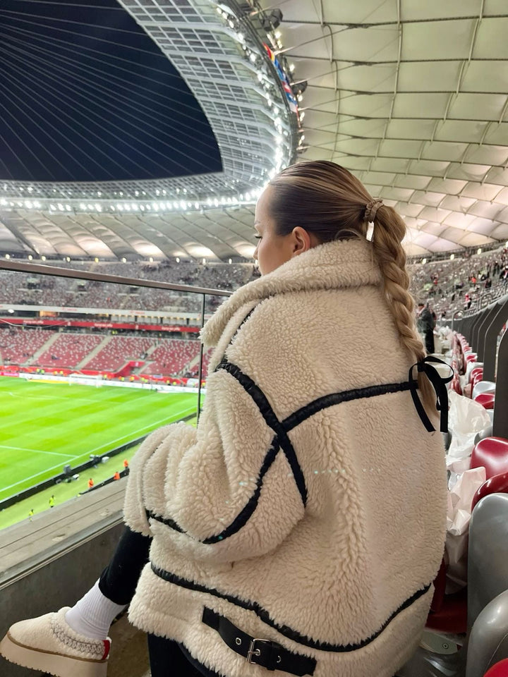 Yuna | Teddyfellmantel für kalte Wintertage