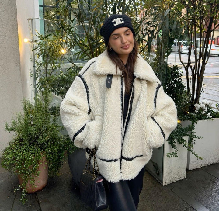Yuna | Teddyfellmantel für kalte Wintertage
