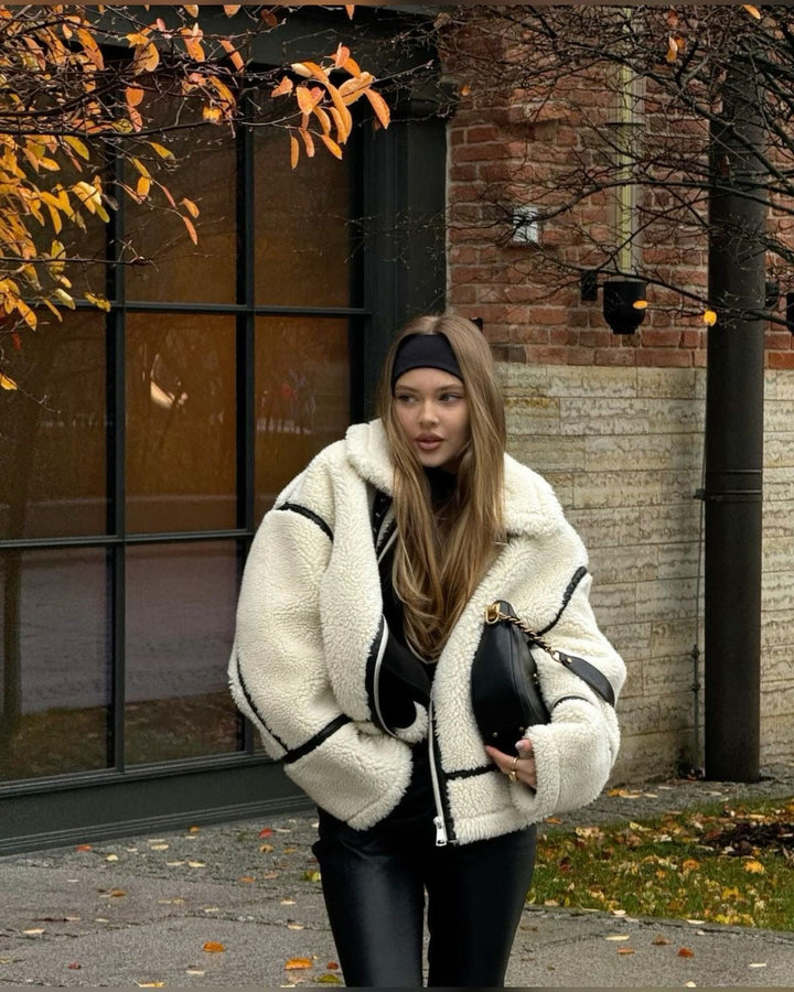 Yuna | Teddyfellmantel für kalte Wintertage