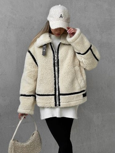 Yuna | Teddyfellmantel für kalte Wintertage