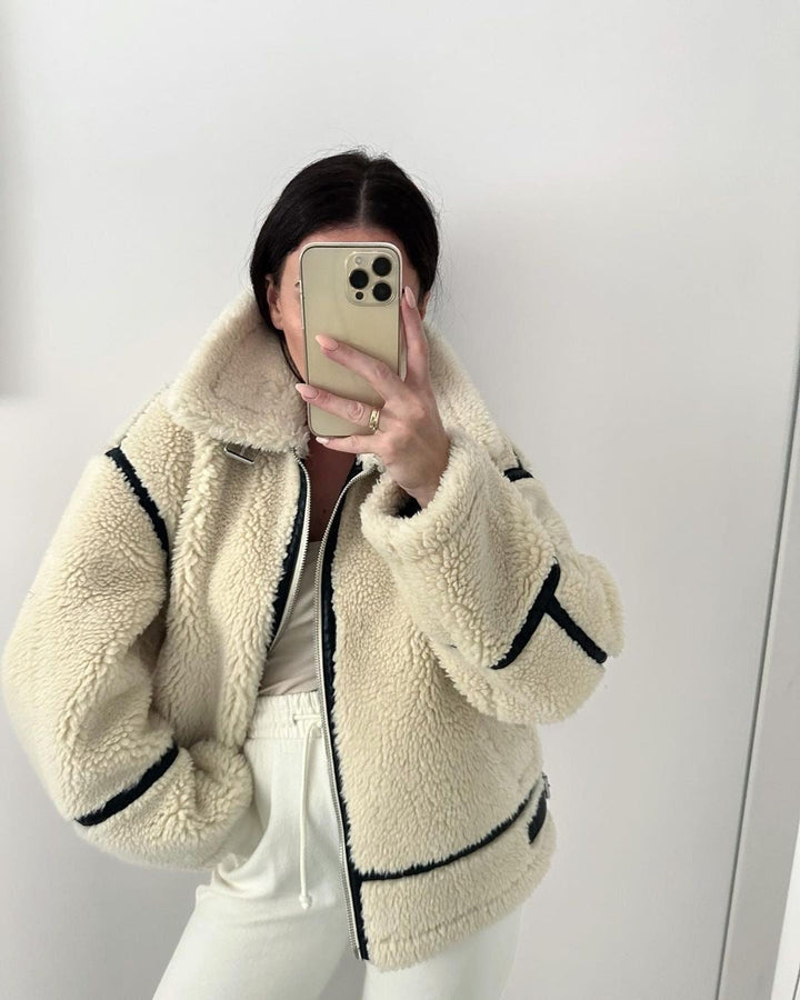Yuna | Teddyfellmantel für kalte Wintertage