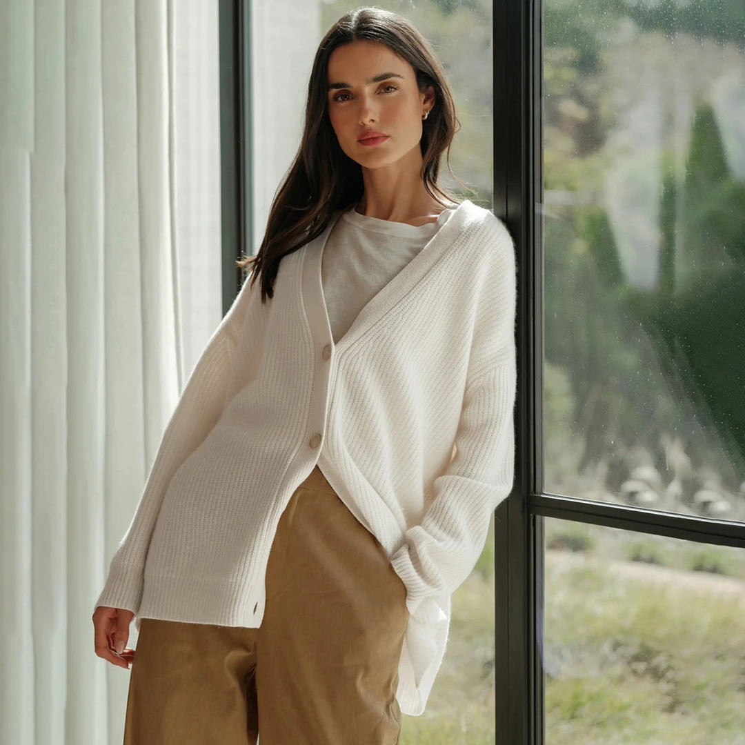 Leah | Übergrößen-Kaschmirjacke für maximale Gemütlichkeit