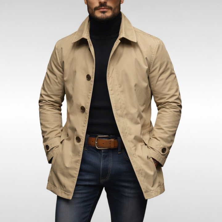 Leon | Eleganter Herrenmantel mit modernem Schnitt