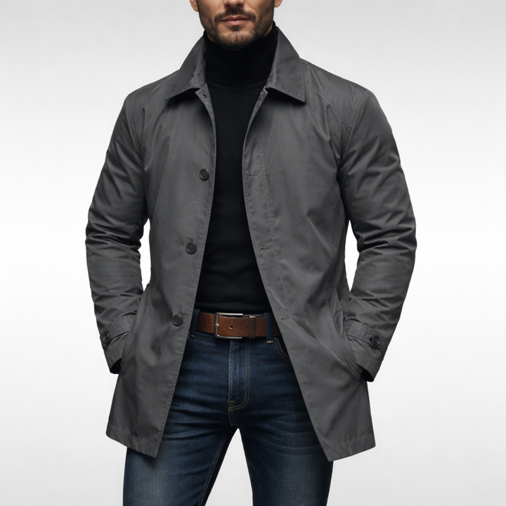 Leon | Eleganter Herrenmantel mit modernem Schnitt